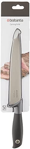 Brabantia 120664 Tasty+ Carving Knife, Dark Grey