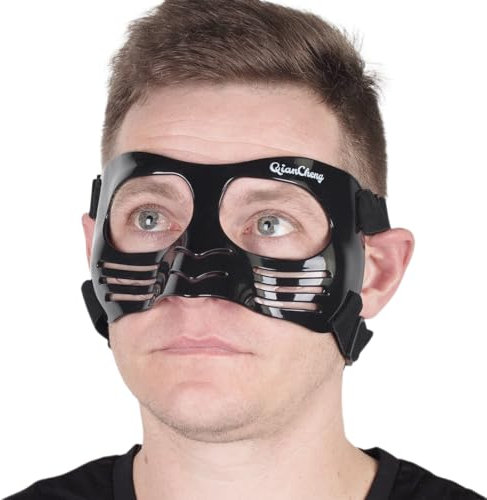 QianCheng Nasenschutz Gesichtsschutz LX schwarz mit Silikonpolster