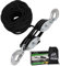 XSTRAP STANDARD Polipasto de cuerda resistente de 2 libras de resistencia a la rotura de 50 pies, bloque de carga de trabajo de 1000 libras y sistema de polea de aparejos para levantar objetos pesados