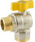 Robinet à bille coudé certifié DVGW (PN 5/MOP 5) EN 331 gaz naturel, gaz urbain, gaz liquide.