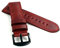 RIOS1931 Derby Vintage Rindsleder Uhrenarmband handgemacht in Deutschland Robust 24mm Mahagoni