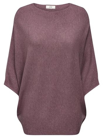JDY Damen Jdynew Behave Batsleeve Pullov. Knt Noos, Wistful Mauve/Detail:melange, S