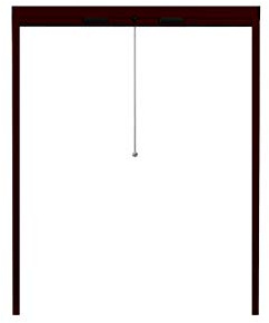APANA Fliegengitter Rollo Fenster bis 100x160 cm – braun – ausziehbarer Insektenschutz – stabiles Insektenschutzrollo mit Alurahmen & Fiberglasgewebe – Fensterrollo gegen Mücken