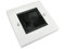 Single/Double Width Brushed Brushes Cable Entry/Exit Faceplate (Black (Single))