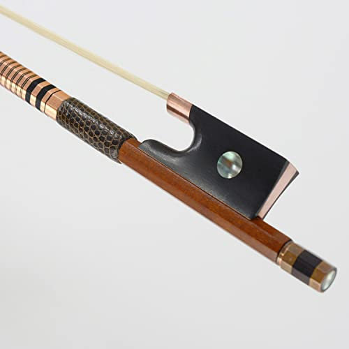 Master Level Pernambuco Violinenbogen 4/4 Größe, tiefer Ton, elegantes Design, seltener Frosch