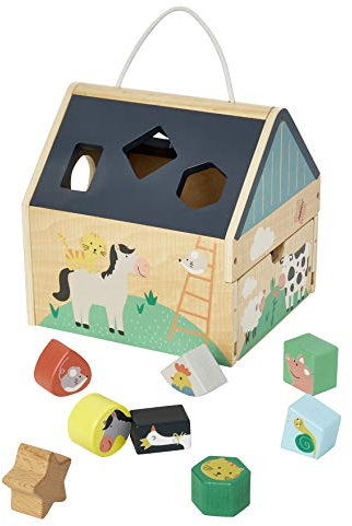 VERTBAUDET Maison des Formes en Bois Multicolore TU