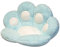 Souarts Cat Paw Shape Seat Cushion Lazy Sofa Plush Chair Cushion Cute Comfy Back Seat Cushions for Bedroom Office Sofa