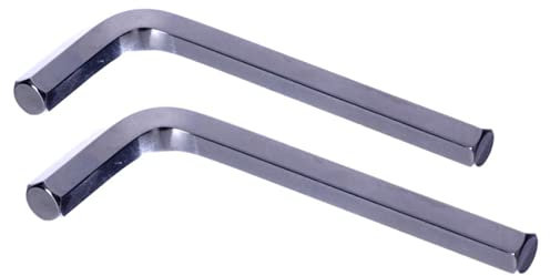 NAJDER Lot de 2 Clés Mâle Allen Longues avec Tête Sphérique 12 mm, Clés Hexagonales à Six Pans Professionnelles, en Acier Cr-V, pour Voitures, Vélos, Meubles, Électroménager