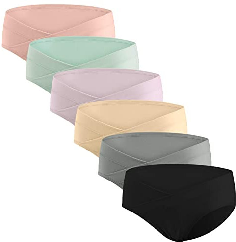 HBselect 6 pcs Culotte Maternité de Grossesse Femmes Enceintes de sous-vêtements Femme Culottes Berceau de Maternité Grossesse