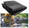 DYXJB Teichfolien Unkrautflies Auf Rolle Wasserdicht und Reißfest, 0,35mm Hochwertiges HDPE Teichfolie 2x3m (Color : Black, Size : 9x20m)