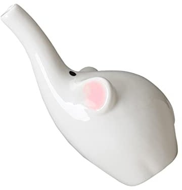 Levemolo Cartoon-Elefant-vase Tierische Vase Elefanten Blumentopf Moderne Vase Pflanztopf Für Tiere Tierische Blumenvase Cartoon-blumenvase Büro Weiß Trockene Vase Keramik Glasiert