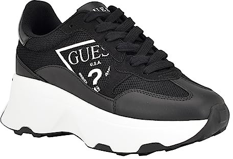 GUESS Calebb Sneaker für Damen, Schwarz, 39.5 EU