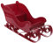PRETYZOOM Schlitten-Bonbonniere Roter Weihnachtsmann-Schlitten Weihnachtsschlitten-Dekoration Tischdekoration Weihnachtsschlitten-Ornament Schlittenkorb Süßigkeitenschale