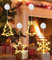 FAOKZE LED Weihnachtsbeleuchtung,Weihnachtsdeko Fenster Innen,IP65 Wasserdicht 3x0.5m 125 LED lichtervorhang Lichterkette,8 Modi USB Weihnachtsbeleuchtung (Warm Yellow, ‎22.9 x 21.1 x 6.4 cm;)