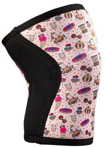 TRAINLIKEFIGHT Rodilleras Rainbow Cookie Attitude (X-Small, soft pink)