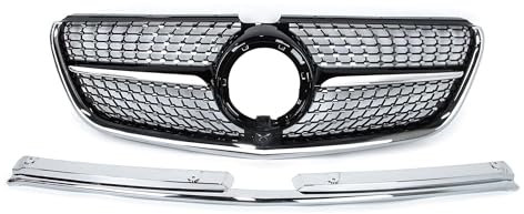 Auto 3D Parrilla Delantera, Para Mercedes Benz Vito W447 from 03.2019 2020 2021 2022 2023, Parrilla Radiador, Riñón Delantero Parachoque Reemplazo Parrilla, Accesorios de Modificación Exterior