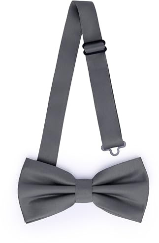 Ladeheid Elegante Herren Fliege - Hochwertig, Matt, Verstellbar, Perfekt für Hochzeit, Party, Büro. Ideal für Männer, Frauen, Teenager - Tolles Geschenk Größe 12cm x 6cm BMM