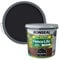 SAVING HUB One Coat Fence Life Paint - Garden Shed & Fence Paint - for Rough Wood - Trellis, Sheds & Wooden Structures - Showerproof in 1 Hour (Tudor Black Oak, 5 Liter)