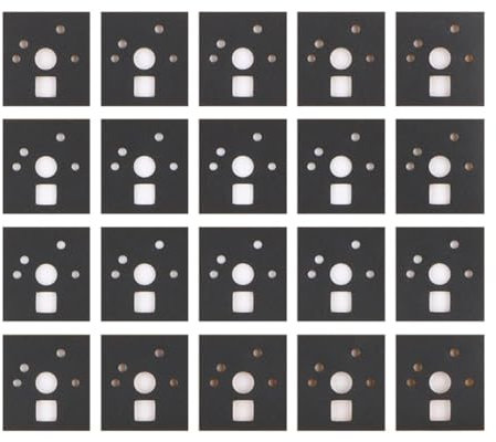 120 Pieces Mechanical Keyboard Switch Sticker Shaft Pads Noise Dampener Foam Pad Keyboard Sound Dampening Foam Insulation Film Silencer Pad for Switch Stabilizer (for PORON)