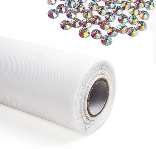 Binginbox Hotfix-Klebeband, Hotfix, Strass, Transferfolie, Papier, 1 Rolle für Kleidung (24 x 500 cm)