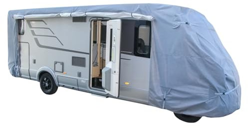 Wohnmobil-Alkoven Alkova Abdeckung wasserdichte und UV-beständige Schutzhaube Hagelschutzplane Atmungsaktive Thermoabdeckung in Grau 910x240x280 cm