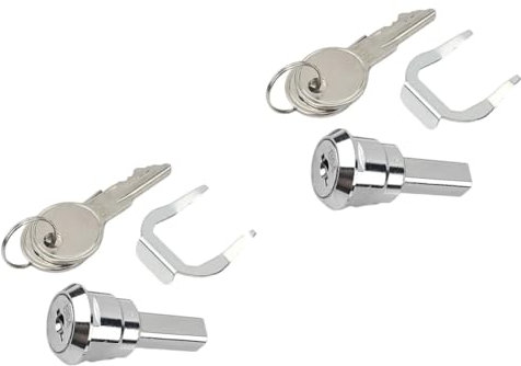 2pcs Toolbox Lock with Keys, Cabinet Locks, Universal Lock Iron Cabinet Insert Linkage Drawer Lock Set, Craftsman Tool Box Lock Replacement