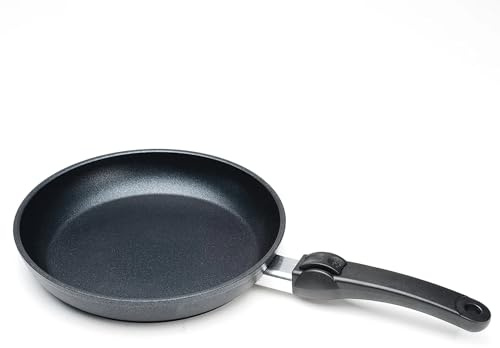 SKK 42414 Series 3 Sartén de inducción de bajo consumo, con mango extraíble, extremadamente duradera, revestimiento antiadherente inofensivo, apta para horno, (24 cm de diámetro)