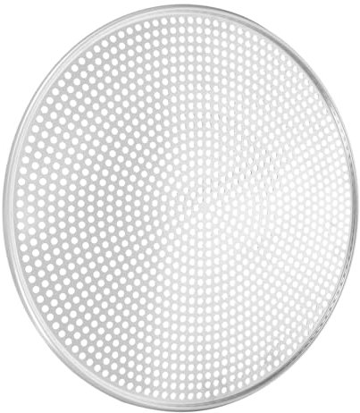 BUGUUYO Bandeja Para Hornear Pizza Perforada 16 Pulgadas Molde Para Pizza Redondo Antiadherente Multiusos Para Horno Doméstico y Profesional