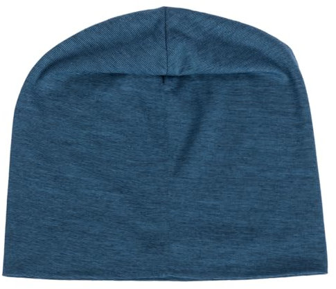 Living Crafts - SOAN - Klassische Beanie Mütze für Herren und Damen, Unisex Slouch Strickmützen Longbeanie für Winter (One Size, Mid Blue)