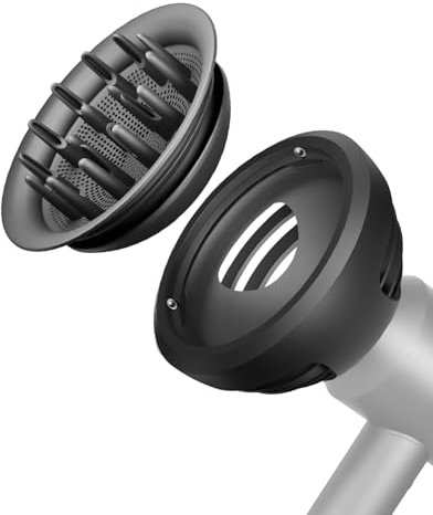 YTCHYYSK New Wave+Curl Diffuser Nozzle for Dyson Supersonic Hair Dryer HD01 HD02 HD03 HD04 HD08 HD15 HD16 Accessaries Attachemnt Parts No 973924-01, One Tool Two Mode for Wavy Curly or Coily Hair