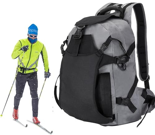 Skirucksack - Multifunktionaler Sportrucksack, Snowboard-Rucksack mit mehreren Taschen | Schnee-Wanderrucksack mit großer Kapazität, Oxford-Tuch Sportrucksack für Ski,