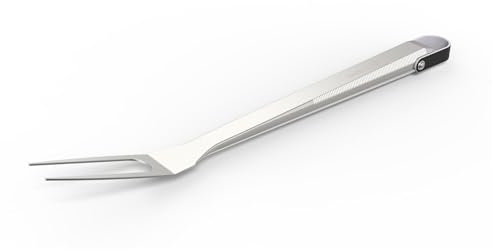 Barbecook Fourchette Barbecue Longue Premium, Acier Inoxydable, 42.5cm, Argenté
