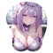 Honkai: Star Rail mouse pad,3d anime girl big chest gaming mouse pad mat with gel wrist rest,Ergonomic with PU non-slip base.Castorice (A03)