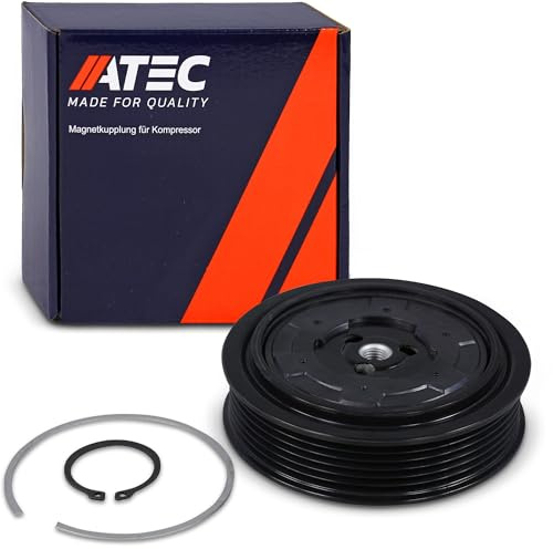 ATEC Germany Magnetkupplung für Kompressor | Kompatibel mit: AUDI A1, A1 Allstreet, A1 City Carver, A1 Sportback, A1 Sportback, A3, A3, A3 Cabriolet, A3 Cabriolet