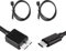 USB C to Micro B Cable 0.5M USB C Hard Drive Cable Type C to Micro B USB 3.0 Nylon Braided for Toshiba Canvio Seagate WD Element External Hard Drives SSD HDD Galaxy S5 Camera etc BLACK (2 PACK)