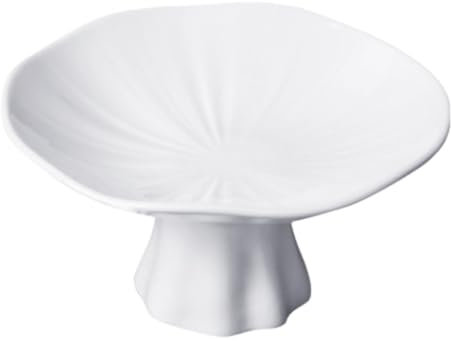 Coupe à Fruits en CéRamique avec Base,Bol DéCoratif sur Pied en CéRamique,Facile à Nettoyer,Toucher Confortable,Solide,Convient Aux Fruits,Biscuits,GâTeaux Et en Cas