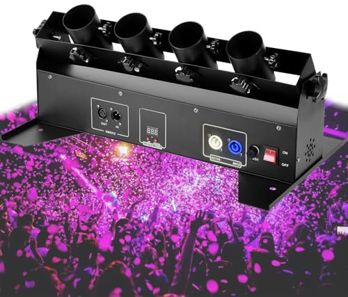 Konfetti-Maschine, Party-Konfetti-Shooter-Maschine, professionelle Konfetti-Werfer-Maschine, Fernbedienung for Hochzeit, Disco, Show, Club, Bühnenparty.