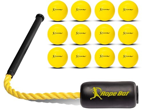 Rope Bat - The Ultimate Hitting System - Baseball & Softball Swing Trainer, Training Tool, Batting Aid