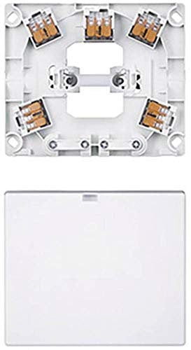 Schneider Electric Merten Herd- und Geräteanschlussdose, Unterputz, 2 Ausgänge, Steckklemmen, IP20, polarweiss, Artikelnummer MEG1010-9019