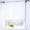 Joyswahl Raffrollo Voile Transparentes Bändchenrollo Lisa mit Tunnelzug Stickerei Gardine BxH 100x140cm Violett 1er Pack