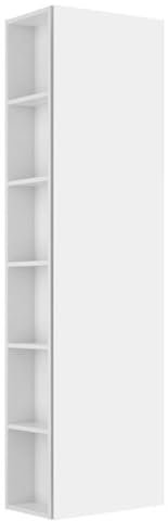 Keuco X-Line Hochschrank 33131, Türanschlag rechts, seitliches Regalfach, 480 x 1750 x 300mm, Farbe: INOX - 33131290002