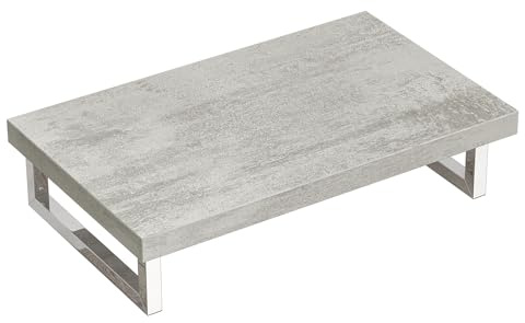 doporro Waschtischplatte 50x80cm in Greige inkl. Konsolenhalterung | Waschtischplatte für Aufsatzwaschbecken, mit Konsolenhalterung – stabil & pflegeleicht für moderne Bäder & Gäste-WC