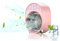 Mobiles Air Conditioner Portable Quiet, Klein VerdunstungsküHler Luftbefeuchter, Usb Air Conditioner With Water Cooling, Cute,Leises,Energiesparend, Benutzt FüR Schlafzimmer, Camping, BüRo (Rosa)