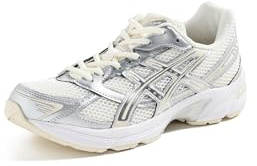 ASICS Damen GEL-1130 Sportstyle Schuhe, Cremefarben/reines Silber, 42 EU