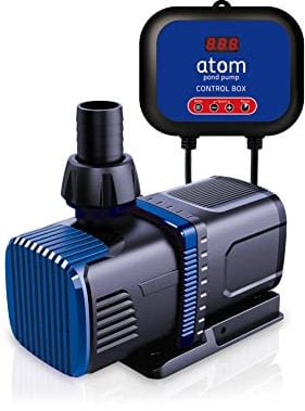 Bermuda Atom 12000 Variable Flow Blue Plastic Decorative Pond Pump