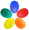 5 Stücke Hand Therapie Bäll, Fingertrainer Handtrainer Training Ball Eiförmige Griffbälle Hand Therapie Übungsbälle Silikon Finger Stärkungsmittel Lindert Stress für Kinder und Erwachsene（Mehrfarben）