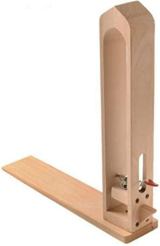 Tabla de Madera de Roble Natural Macizo Pinza Profesional Banco Herramienta de Guarnicionero para Coser Cuero 4340