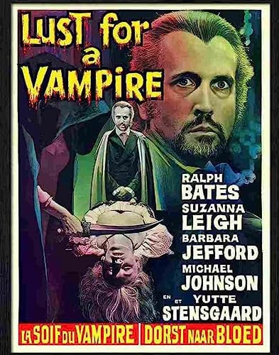 Print 1 lust for a vampire hammer films horror movie poster