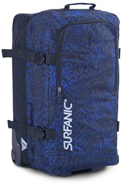 Surfanic Maxim 2.0 Rolltasche, 70 l, Wild Midnight, 70L, 2 Rollen, Geteilte Ebenen, leichte Reisetasche