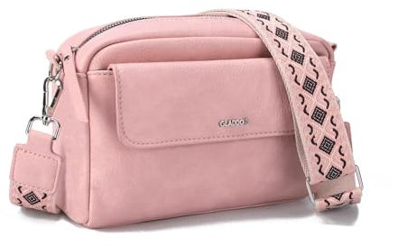 Gladdon sac bandouliere femme, petit sacoche femme bandoulière, sac à main en cuir léger et imperméable avec bandoulière amovible pour un usage quotidien